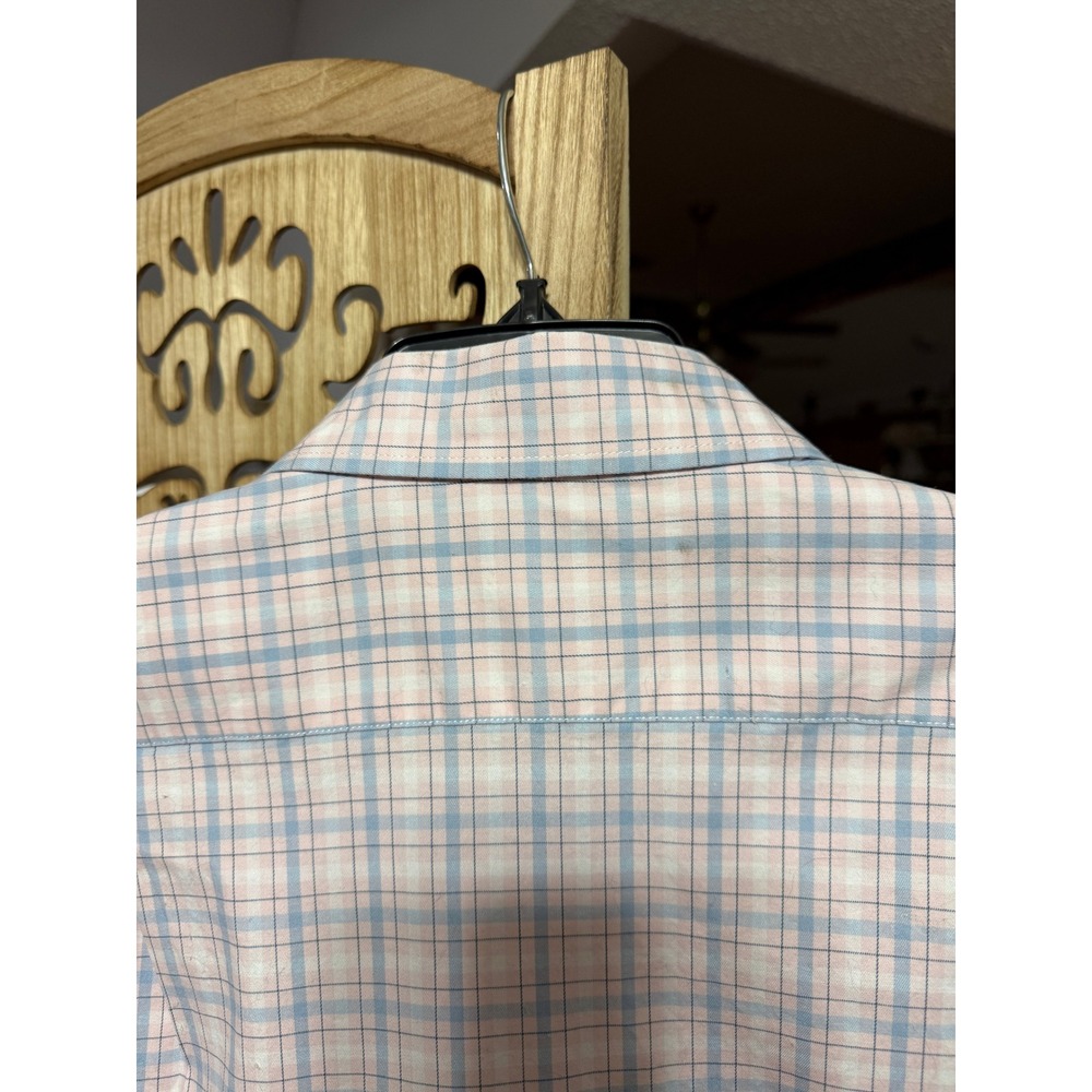 FootJoy FJ‎ Mens Large Plaid Long Sleeve Button Down Golf Shirt